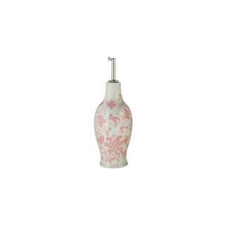 Hand-Painted Stoneware Oil Cruet