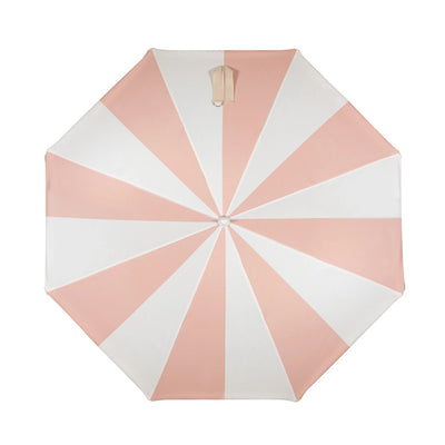 Retro Style Fringed Beach Umbrella - Choose Style