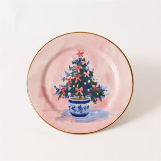 8" Plate - Blush Berry Bough
