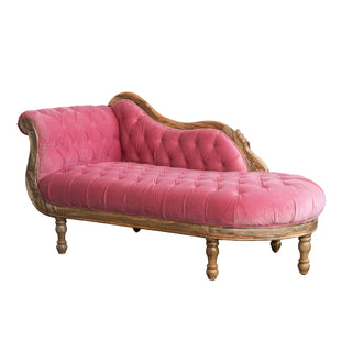 The Pink Velvet Chaise Lounge