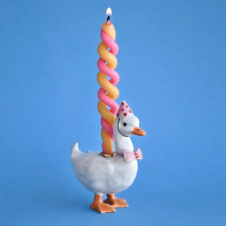 Porcelain Goose Heirloom Birthday Cake Topper - Pink - More Coming Soon