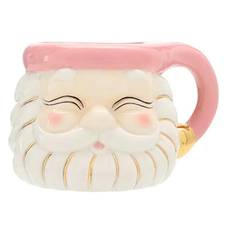 17oz Santa Mug - Pink Trim