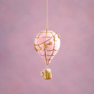 Glitterville Hot Air Balloon Ornament – Choose Style