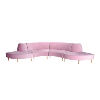 The Audrey Pink Modular Sofa