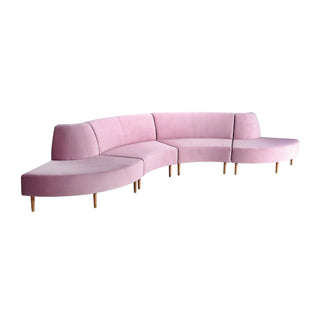 The Audrey Pink Modular Sofa