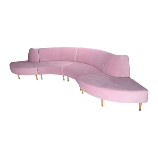 The Audrey Pink Modular Sofa