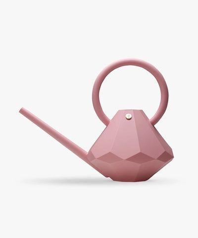 Large Pink Diamond Shaped Watering Can