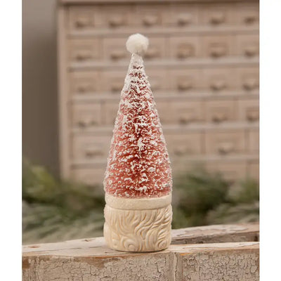 Bethany Lowe Tree Santa Pastel Pink