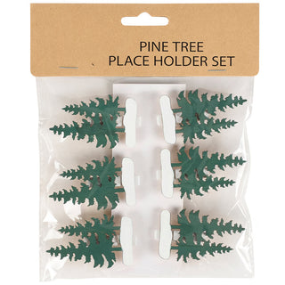 Pine Tree Place Card Holder Set