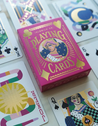 Neon Royal Playing Cards