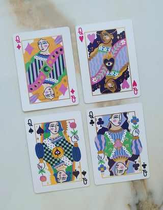 Neon Royal Playing Cards