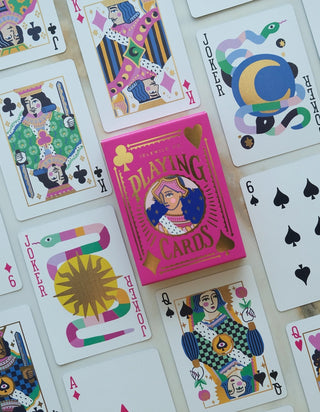 Neon Royal Playing Cards