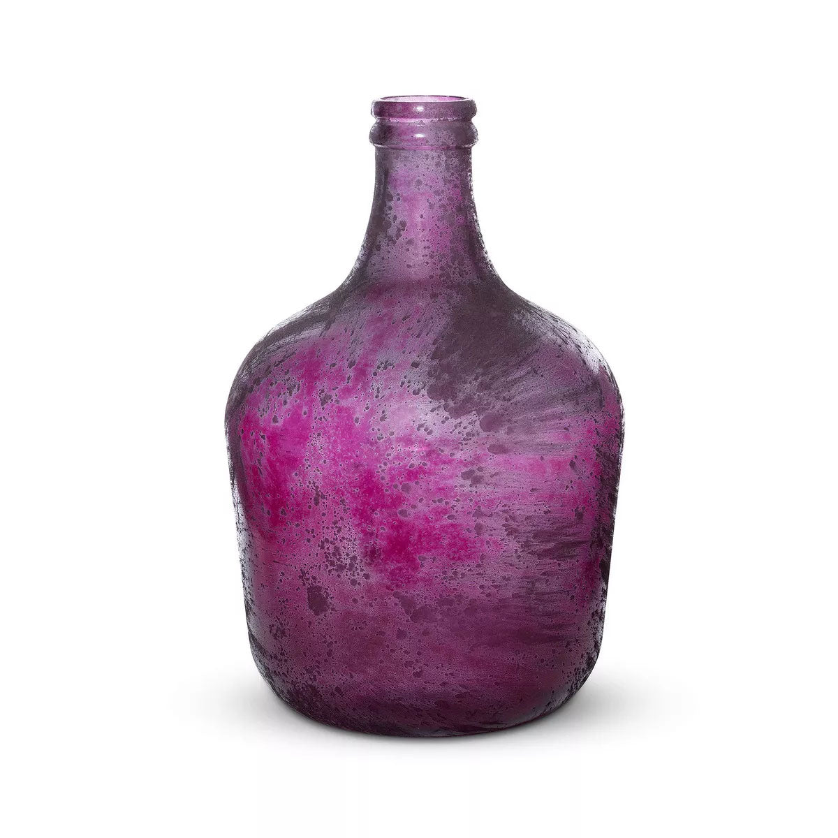 Frosted Plum Bottle Vase - Medium