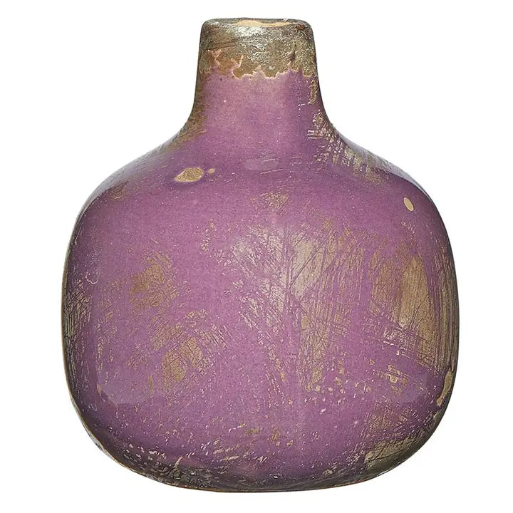 Weathered Stoneware Bistro Vase - Choose From 10 Different Colors