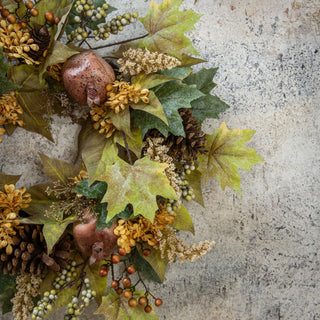 24" Pomegranate and Berry Wreath