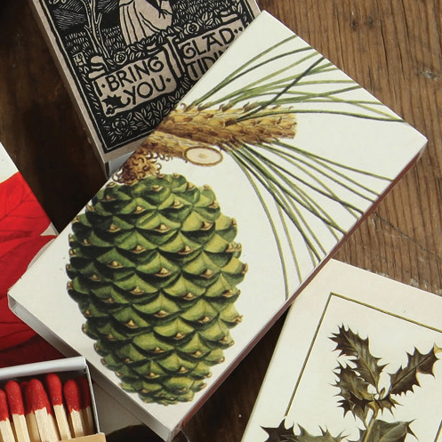 Pinecone Design Safety Matches