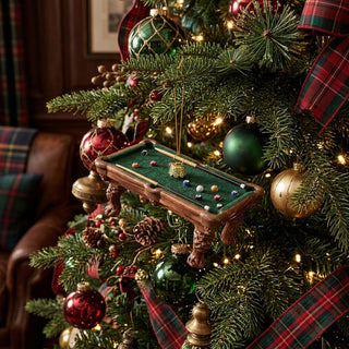 Cody Foster Pool Table Glass Ornament