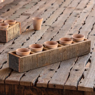 Rectangle Primitive Wood Planter