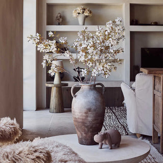 41" Prunus Blossom Stem - Cream