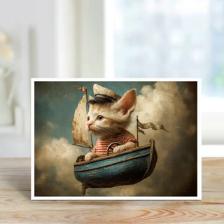 Captain Cat - Note Card