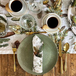 Stonewashed Linen Pine Tree Napkin