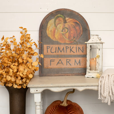 Rustic Pumpkin Farm Sign