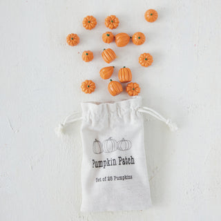 Miniature Pumpkin Patch Bowl Fillers – Set of 25
