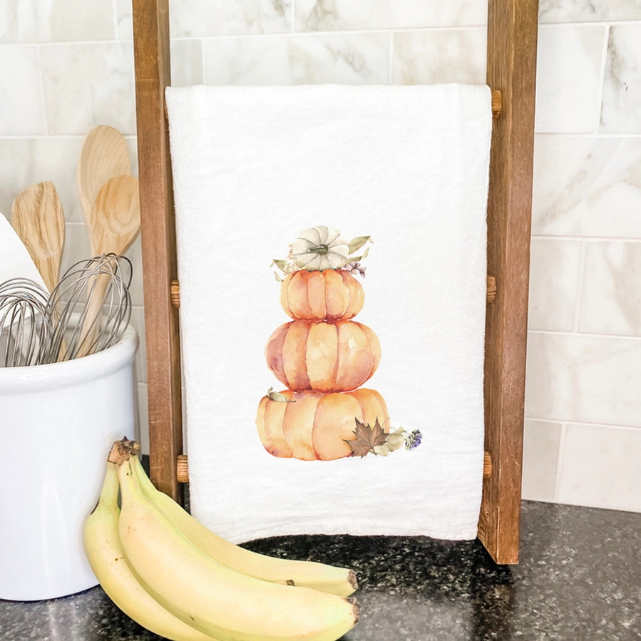 Pumpkin Stack Tea Towel