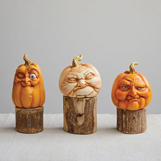 Grumpy Pumpkin Head - Choose Style