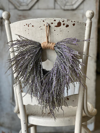 15" Ever After Sage Wreath - Purple