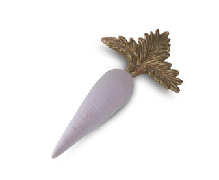 Pastel Flocked Carrot with Gold Top - Choose Color