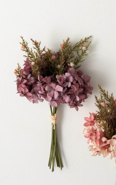 Hydrangea Floral Bunch - Choose From 3 Different Colors