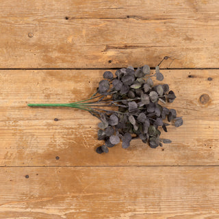 14.5" Purple Poplar Leaf Spray
