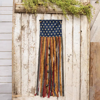 Primitive Americana Hanger with Bells