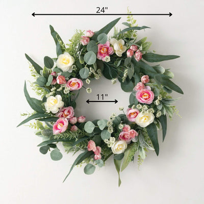 24" Ranunculus Wreath