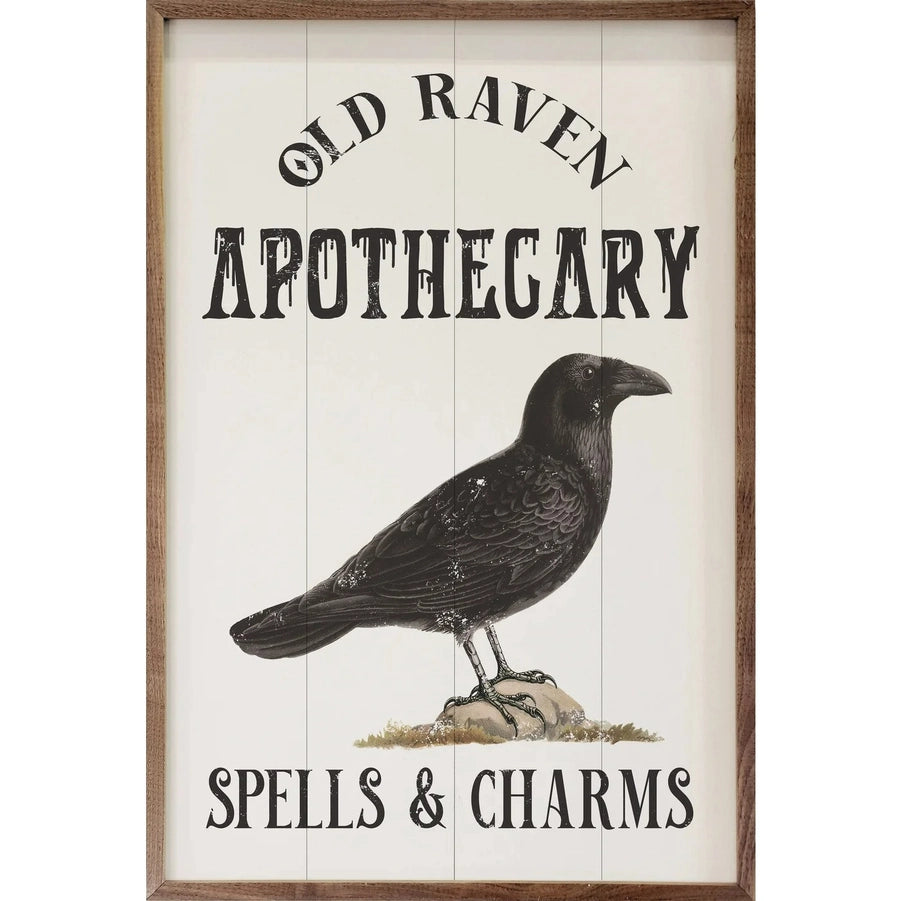 The Raven Apothecary Sign