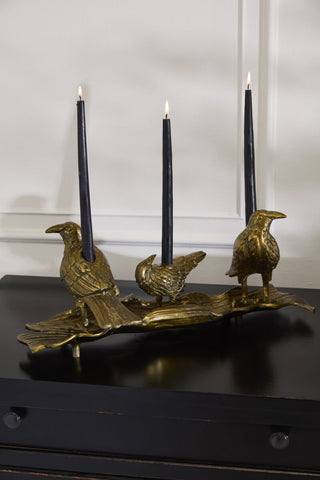 Three Ravens Candelabra
