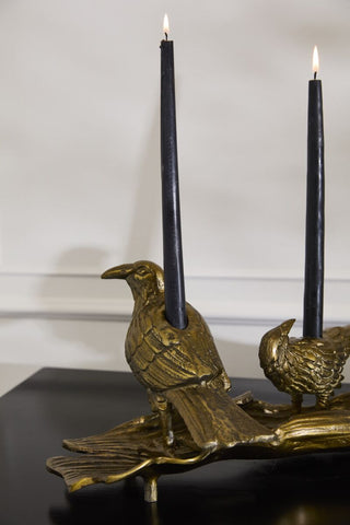 Three Ravens Candelabra