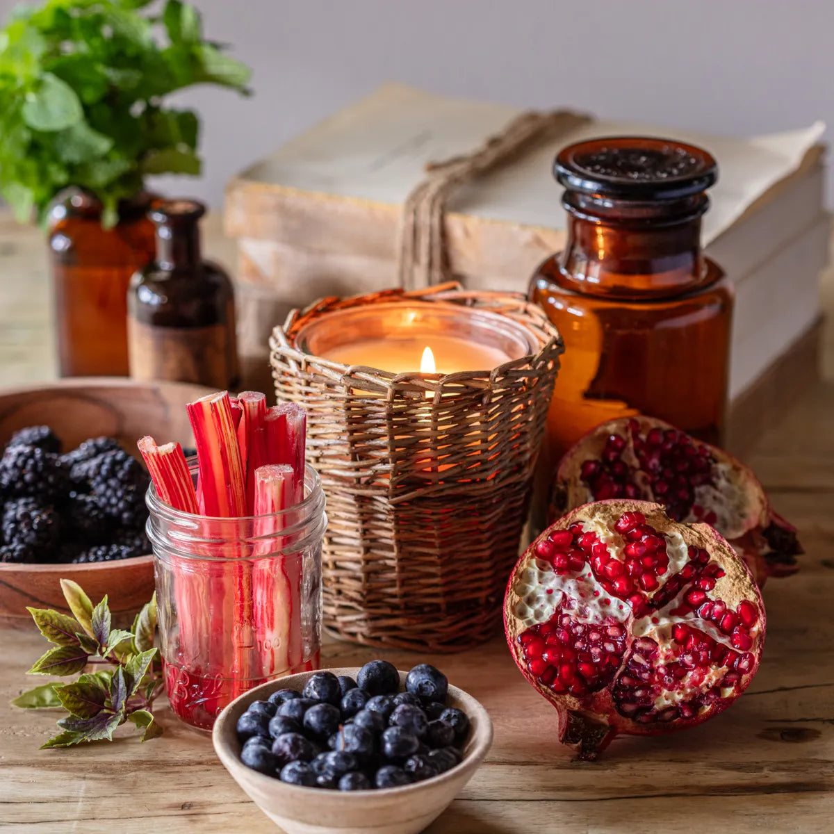 Rhubarb and Berry Candle