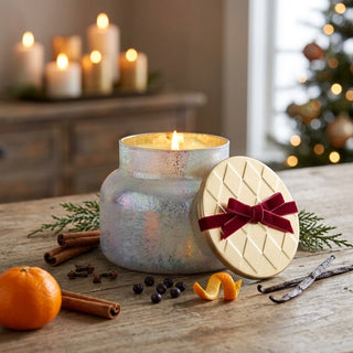 Capri Blue Tinsel & Spice Artisan Winter Bazaar Signature Candle