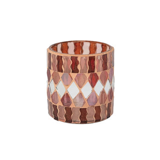 Glass Mosaic Tealight Votive Holder - Choose Style