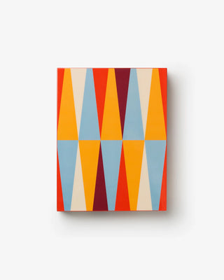 Printworks Lacquered Red Backgammon Board Game