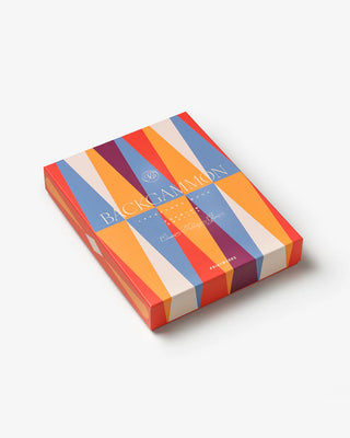 Printworks Lacquered Red Backgammon Board Game