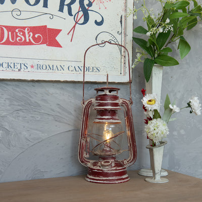 LED Red Cabin Lantern