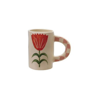 Happy Flower Stoneware Mug with Gift Box - Choose Your Favorite Design
