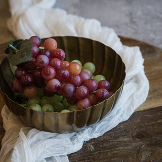 8" Faux Red Grape Cluster