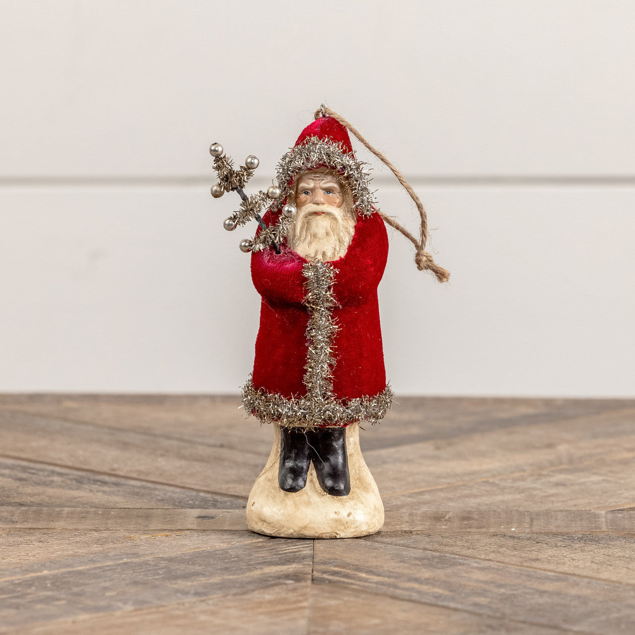 Belsnickel Santa Ornament - Red