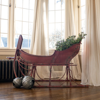 Rustic Red Sleigh