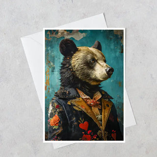 Red Heart Suit  - Note Card