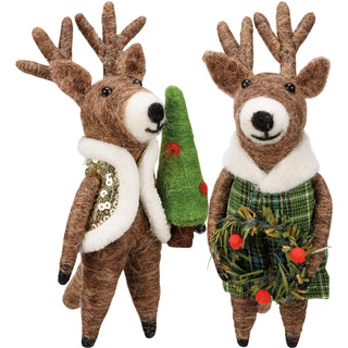 Felt Christmas Deer Set